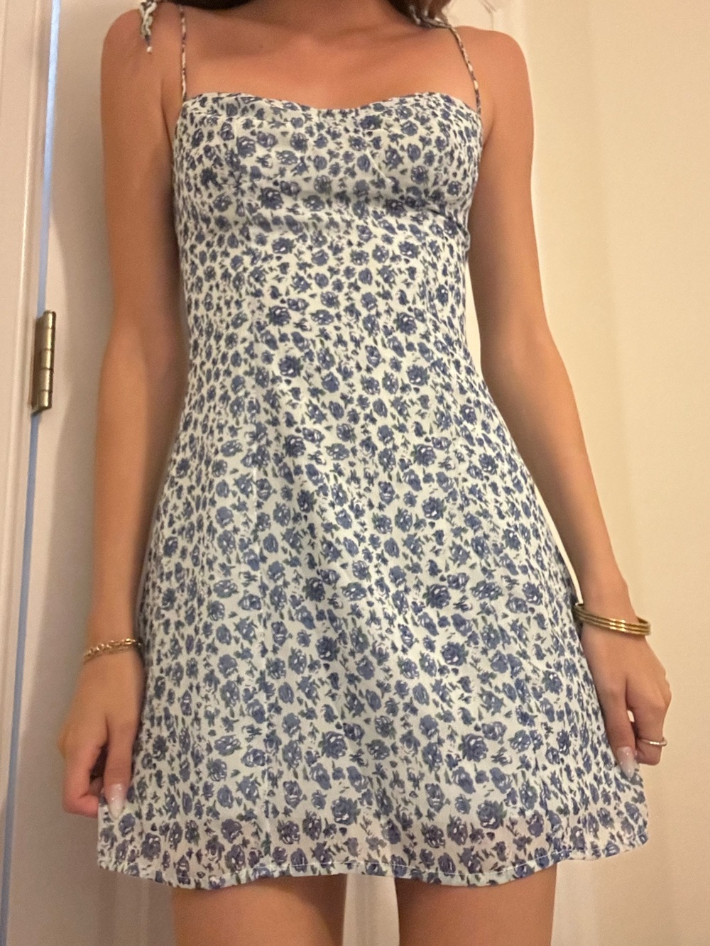 Beginning Boutique Blue Floral Dress